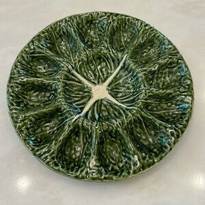 Ofaire Cabbage Green Deviled Egg Platter 10 3/4”

Excellent condition!!!